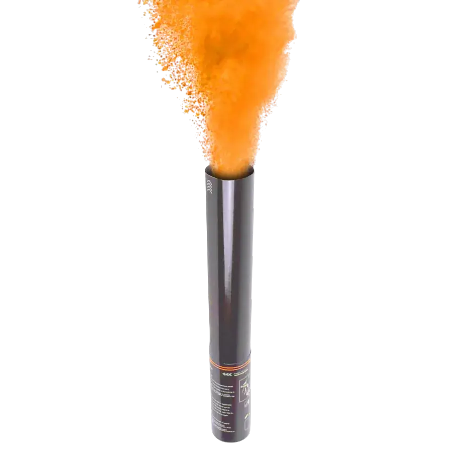 Holi manual powder cannon 40 cm - Orange