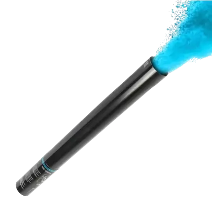Holi manual powder cannon 80 cm - Blue