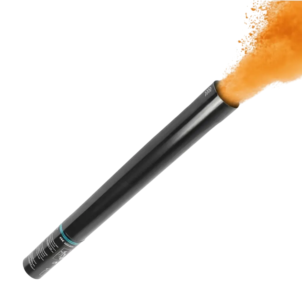 Holi manual powder cannon 80 cm - Orange
