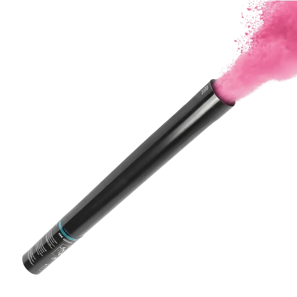 Holi manual powder cannon 80 cm - Pink