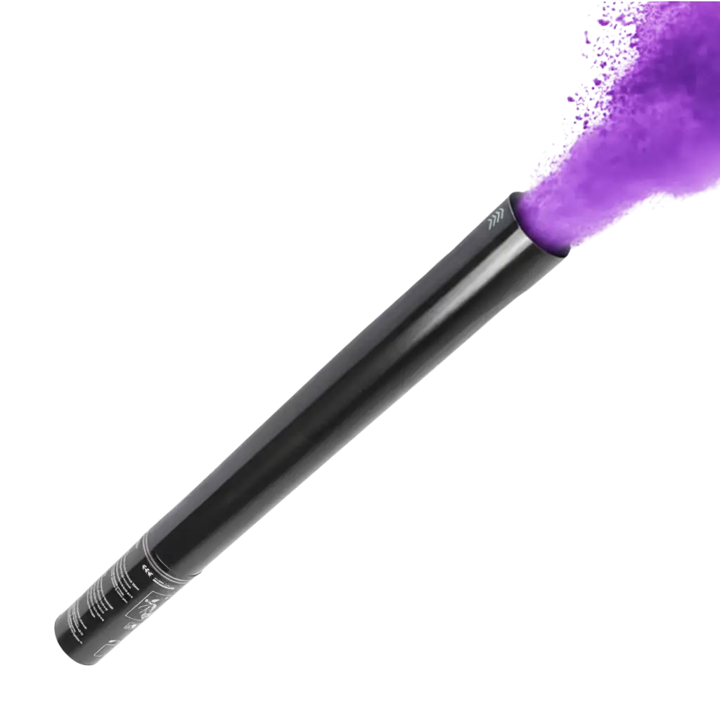 Holi manual powder cannon 80 cm - Purple