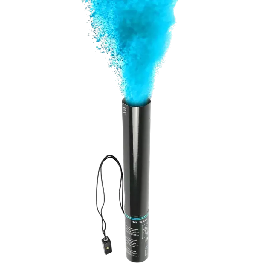 Holi electric powder gun 40 cm - Blue