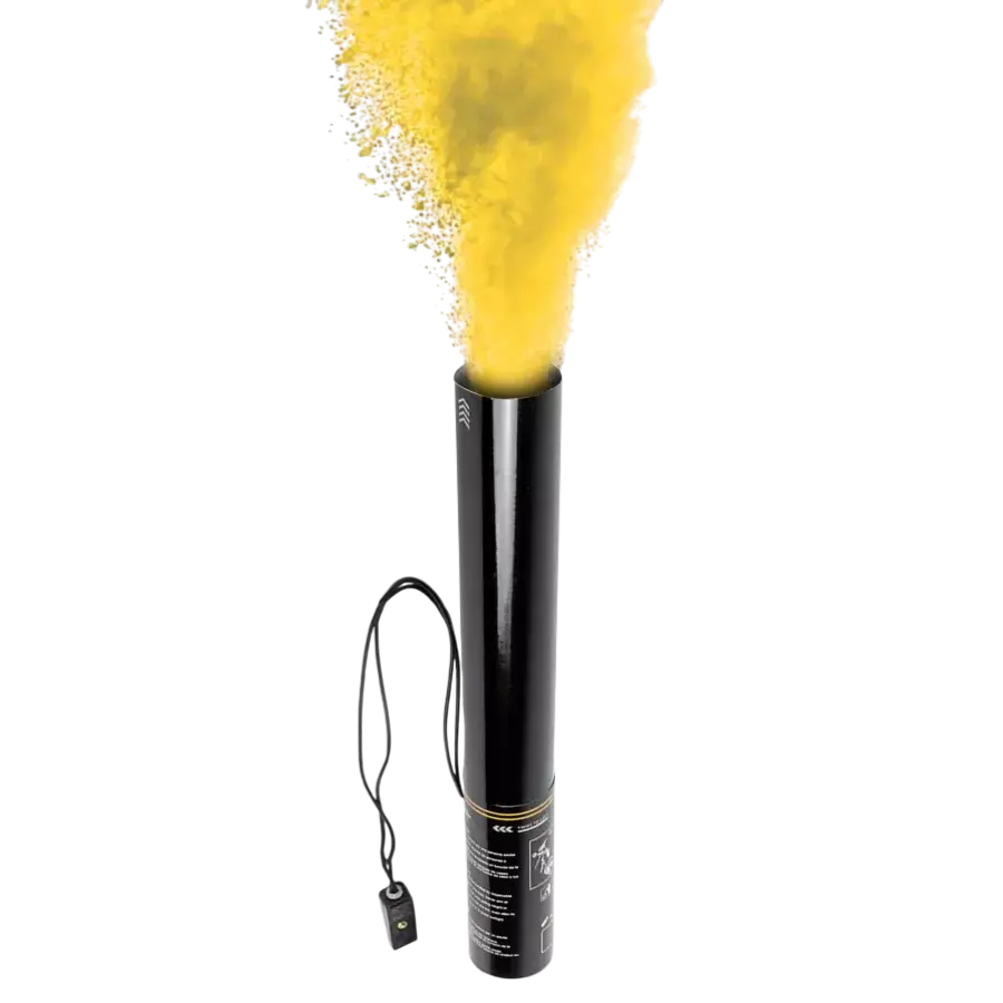 Holi electric powder gun 40 cm - Yellow