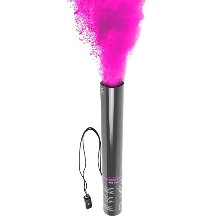 Holi electric powder gun 40 cm - Pink