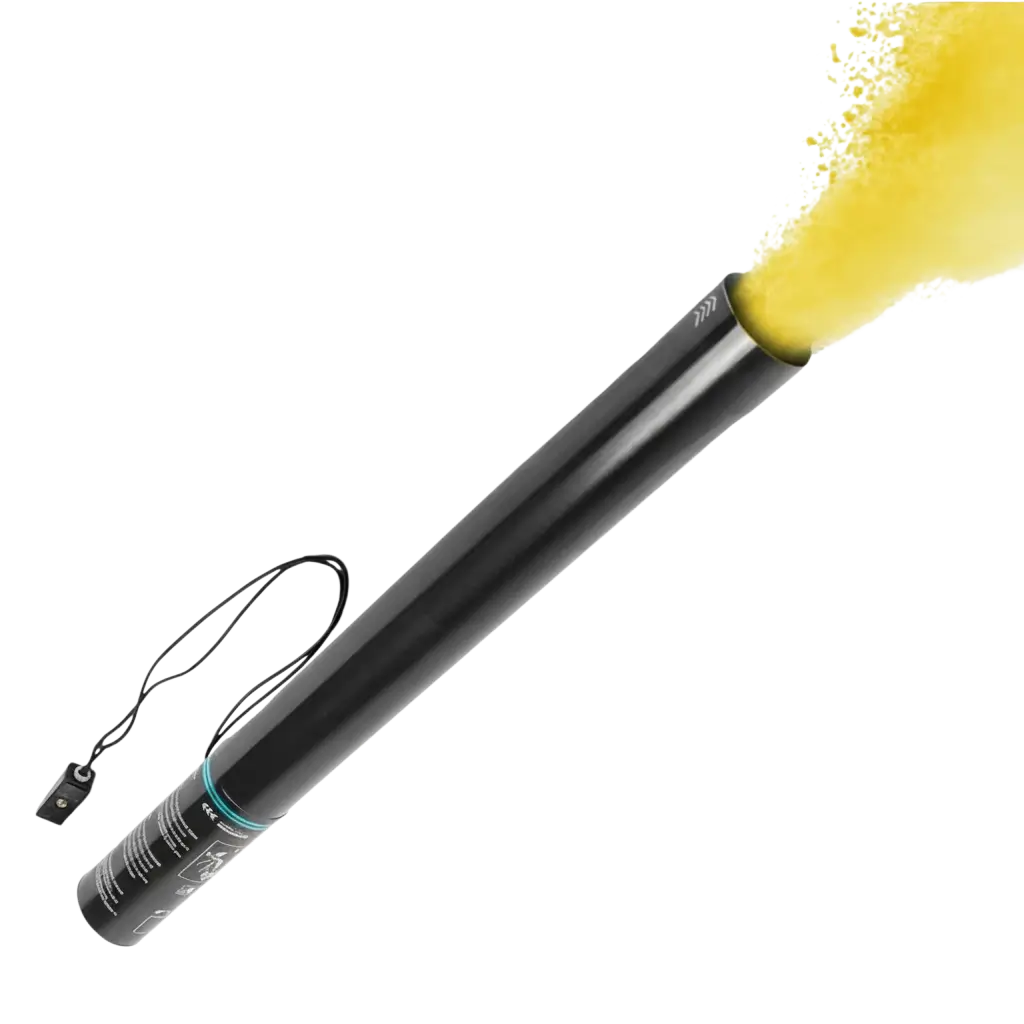 Holi electric powder gun 80 cm - Yellow