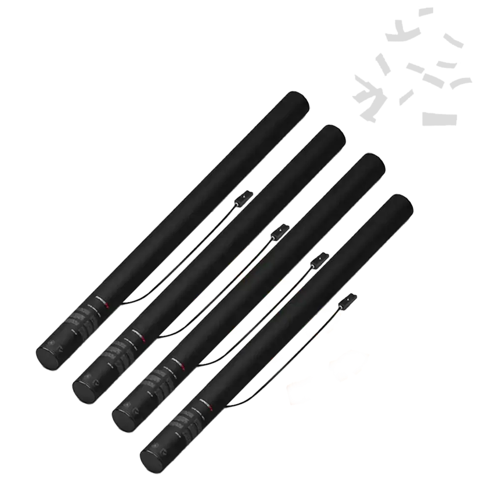 Electric confetti gun MAGIC FX 80cm - White