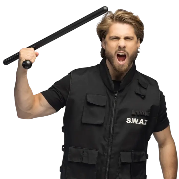 Police deluxe baton (58 cm)