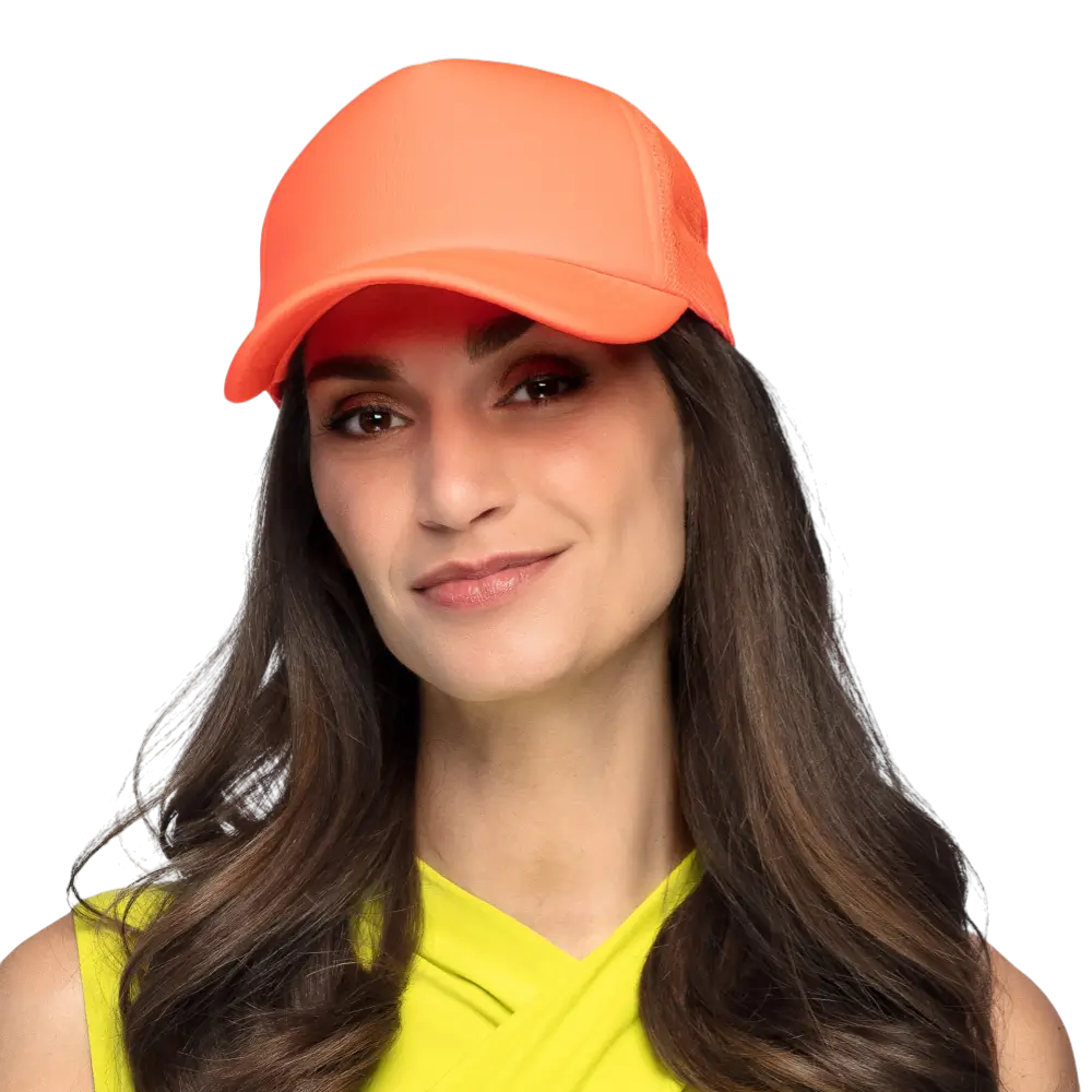 Fluo cap for party and costume – Neon orange
