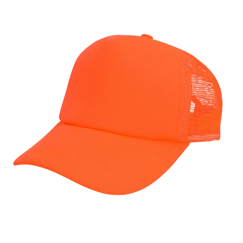 Fluo cap for party and costume – Neon orange