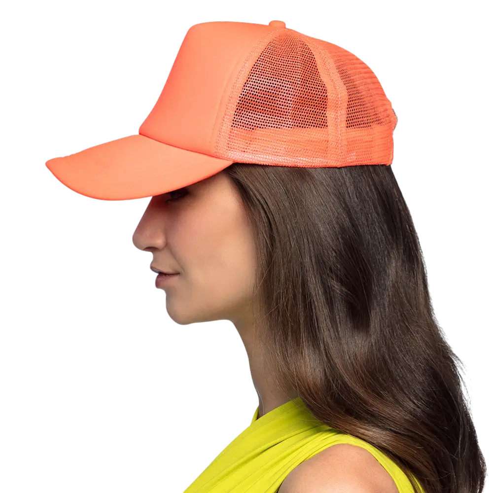 Fluo cap for party and costume – Neon orange