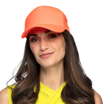 Fluo cap for party and costume – Neon orange