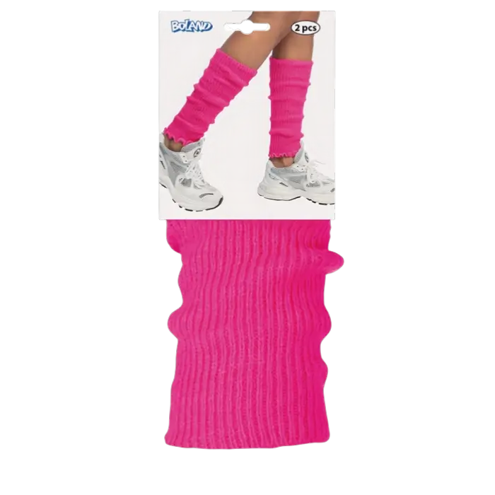 Basic leggings in neon pink