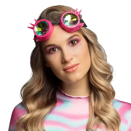 Pink Festival sunglasses