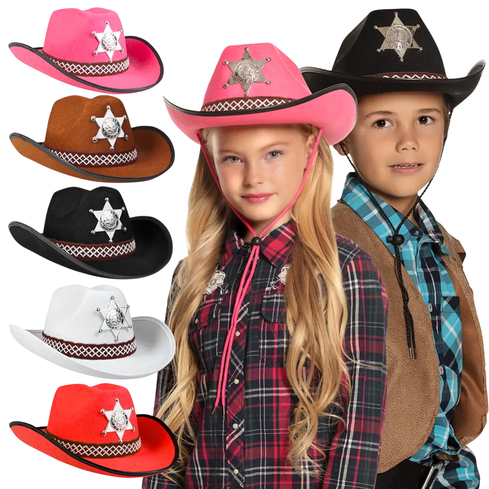 Child Sheriff cowboy hat assortment