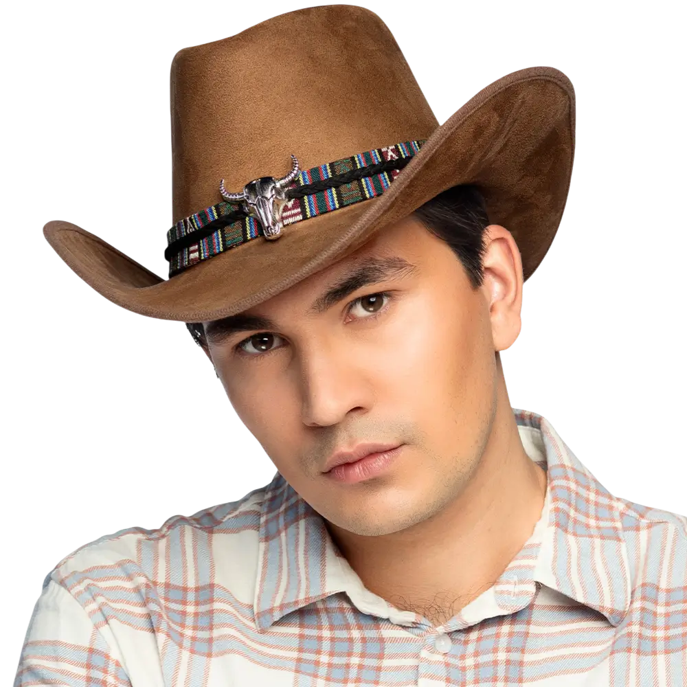 Brown Django cowboy hat