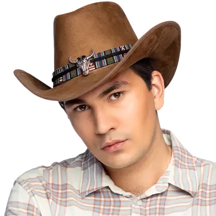 Brown Django cowboy hat