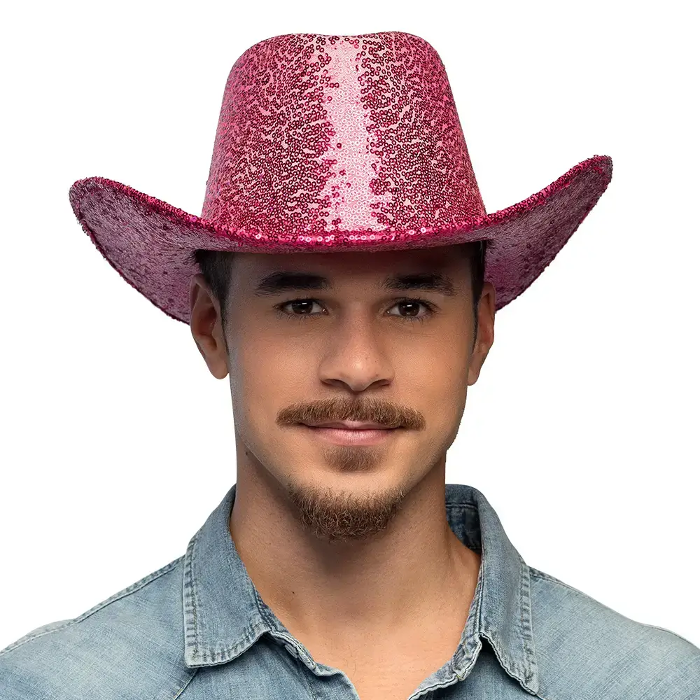 Pink Rodeo party cowboy hat