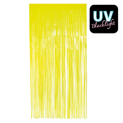 Fluo yellow aluminium curtain 200x100cm