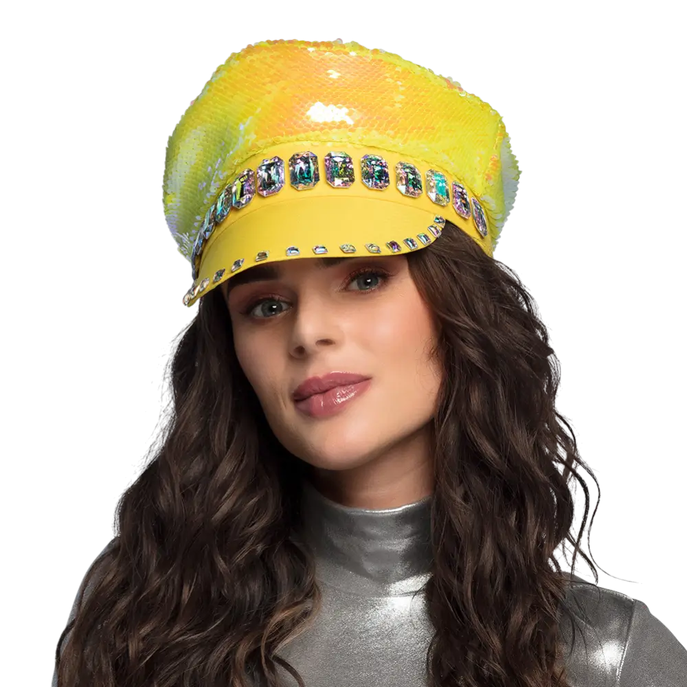 Sandy candy yellow cap