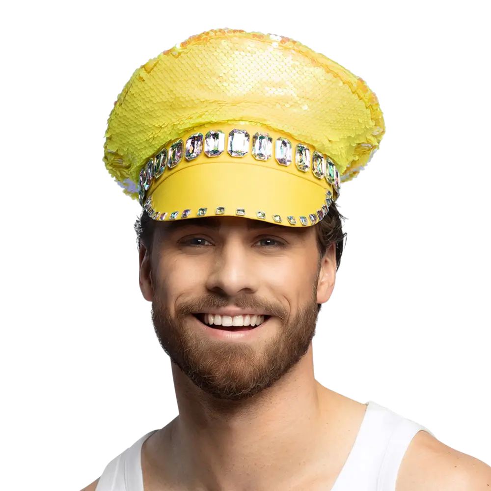 Sandy candy yellow cap