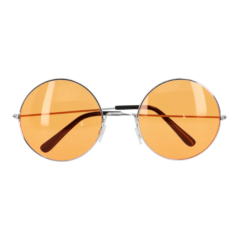 Hippie XL party glasses orange