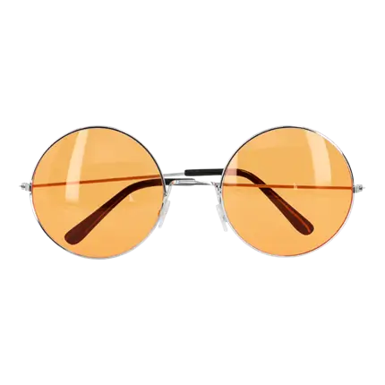Hippie XL party glasses orange