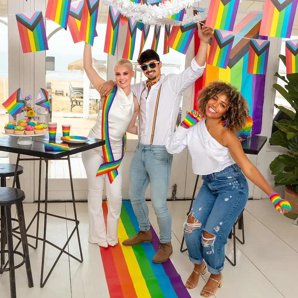 Rainbow aluminium ball 45cm