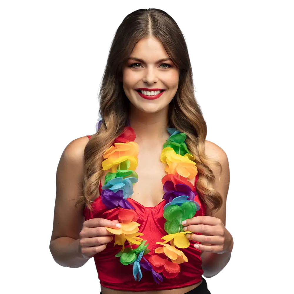 Pride Hawaiian necklace