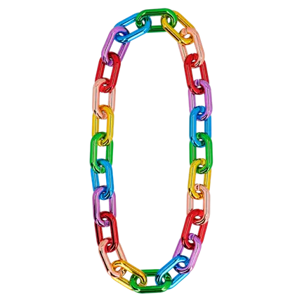 Rainbow link chain
