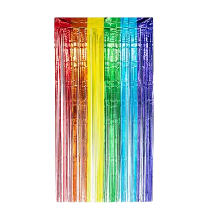 Rainbow metallic aluminium curtain 200x100cm