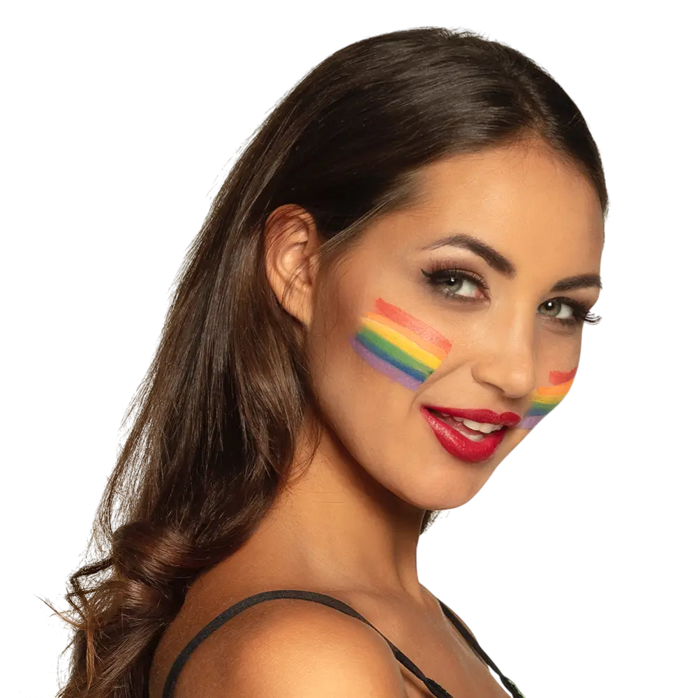 Rainbow make-up stick