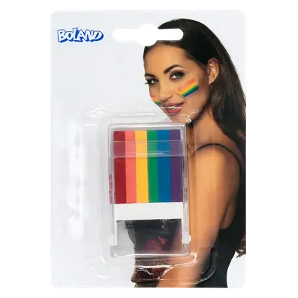 Rainbow make-up stick