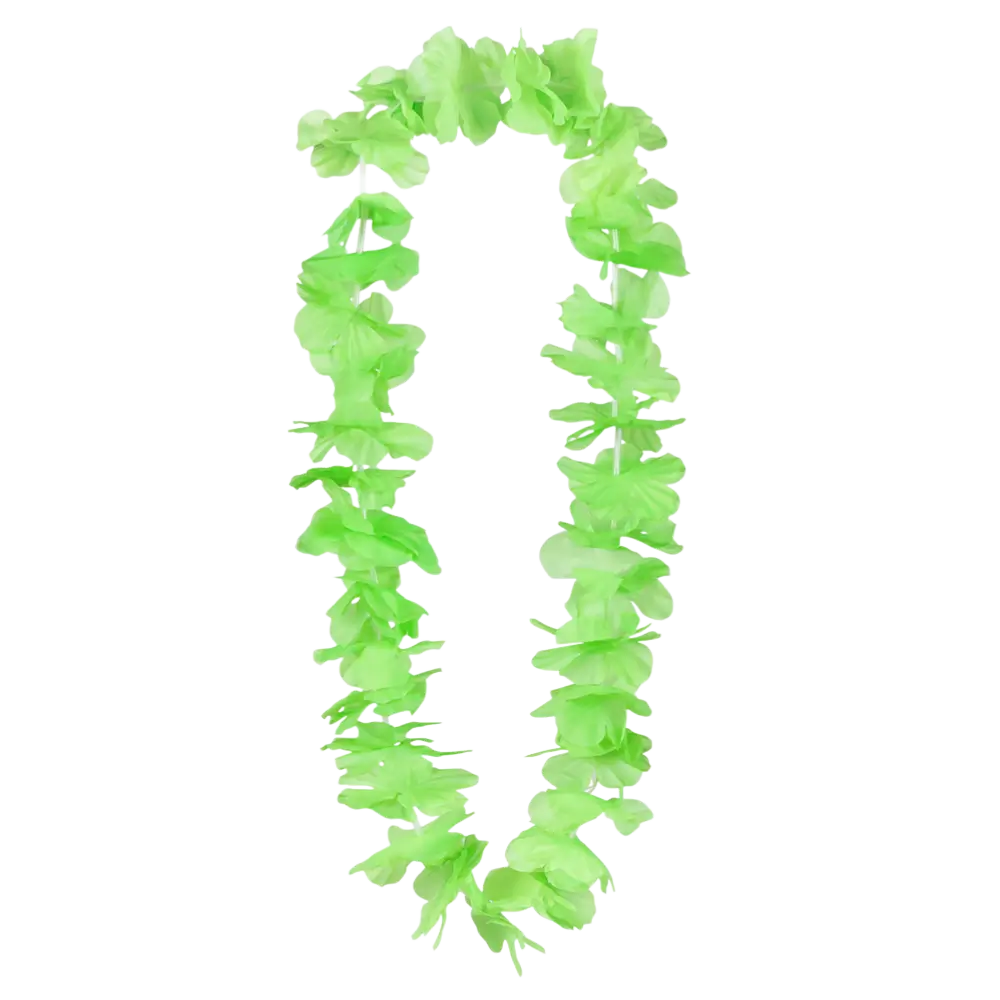 Ohana Hawaiian necklace in neon green