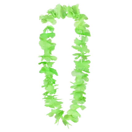 Ohana Hawaiian necklace in neon green