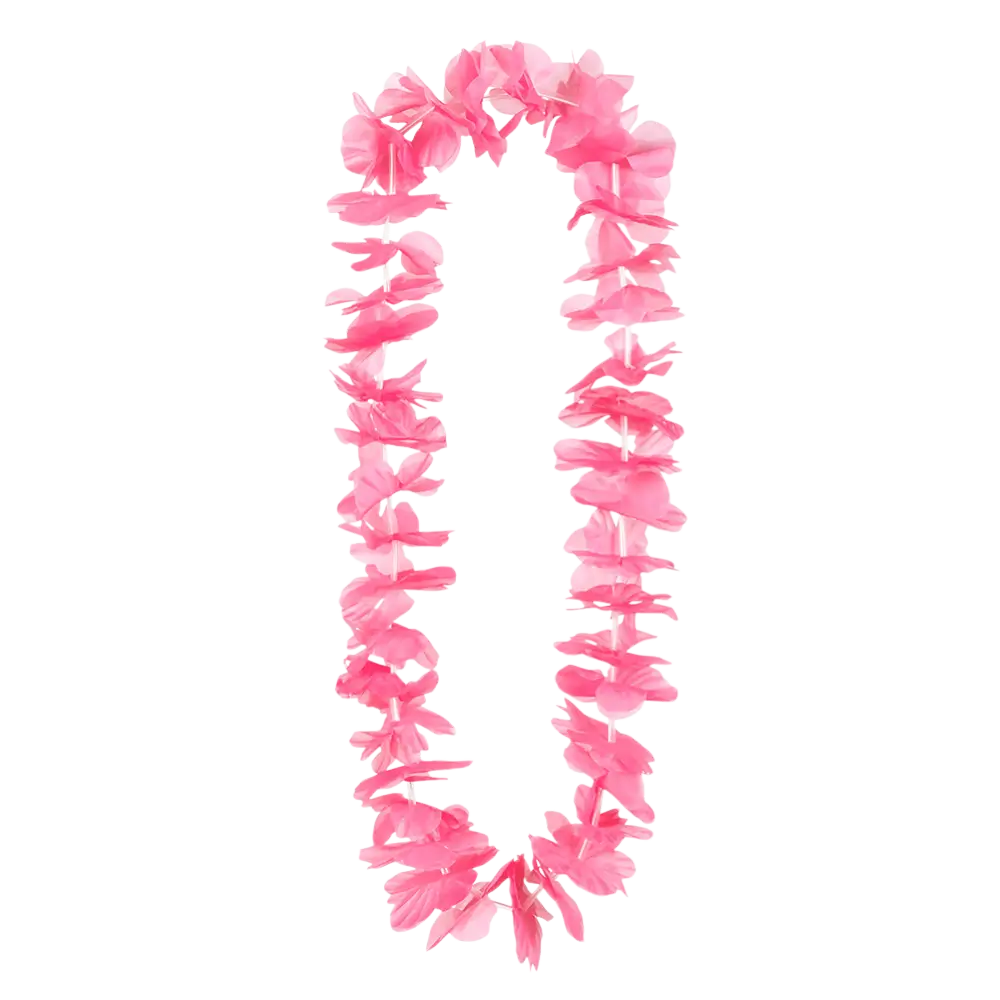 Ohana Hawaiian necklace in neon pink