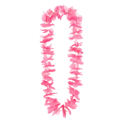 Ohana Hawaiian necklace in neon pink