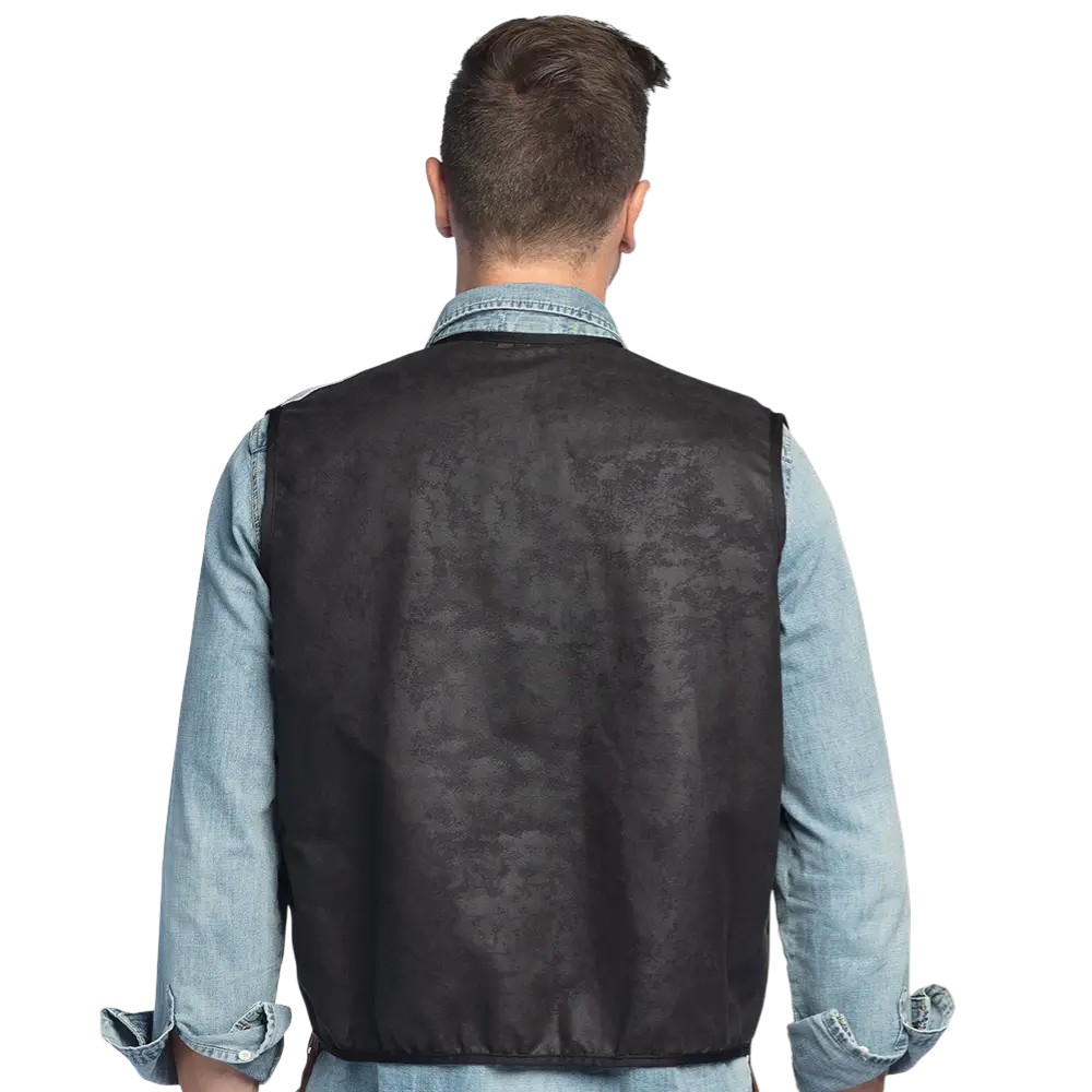 Black Western waistcoat (L/XL)