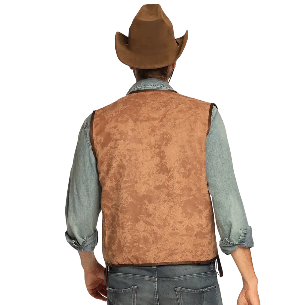 Western camel waistcoat (L/XL)