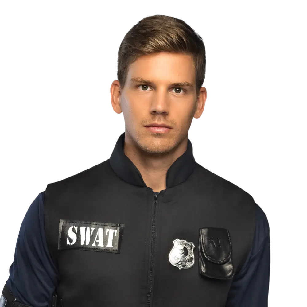 Metal badge Special police