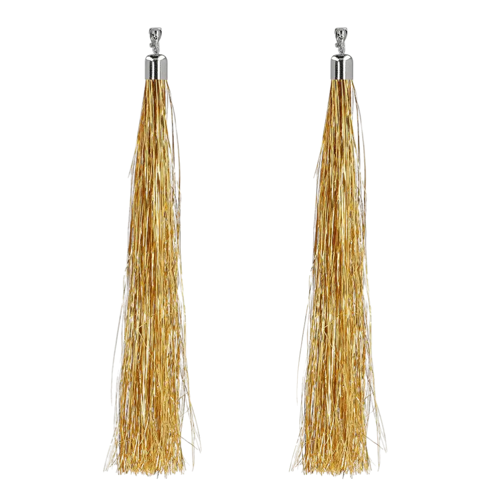 Pair of gold earrings