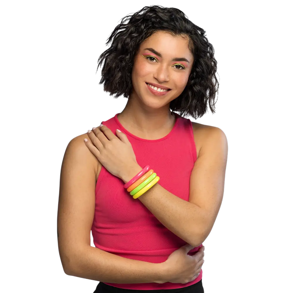 Set of 4 Rave bracelets