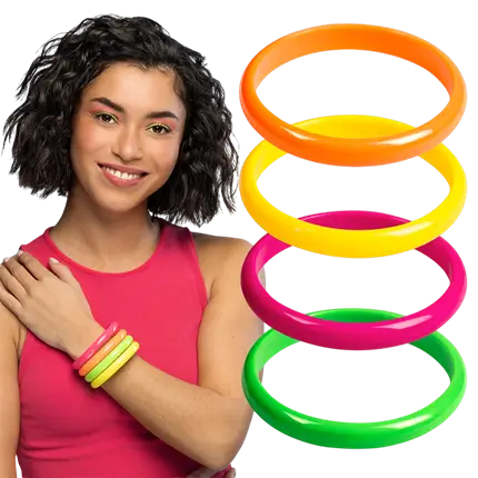 Set of 4 Rave bracelets