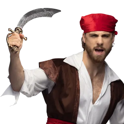 Pirate skull sword (36 cm)