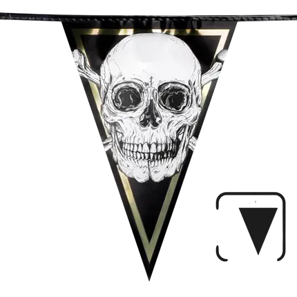 Pirates aluminium pennant garland
