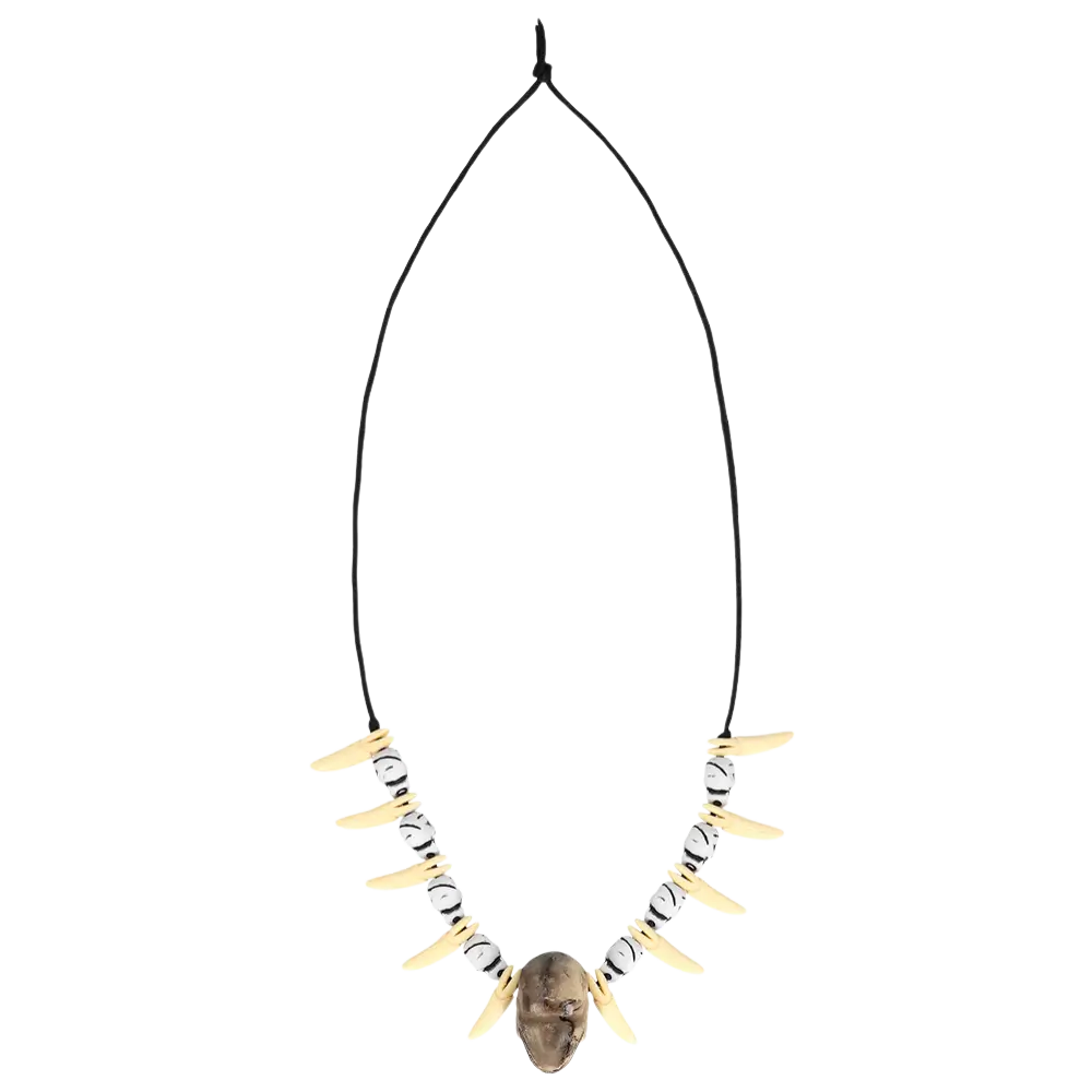 Skull tooth necklace