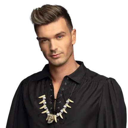 Skull tooth necklace