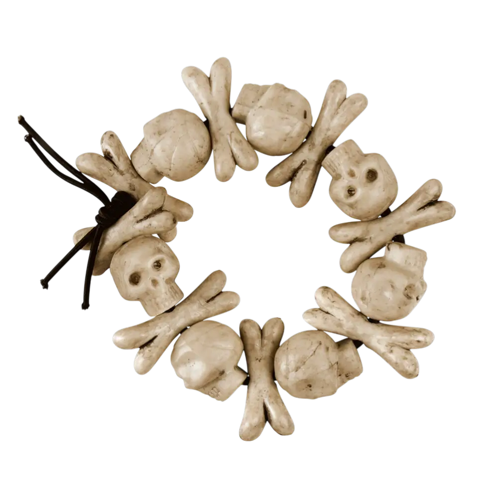 Skull bones bracelet
