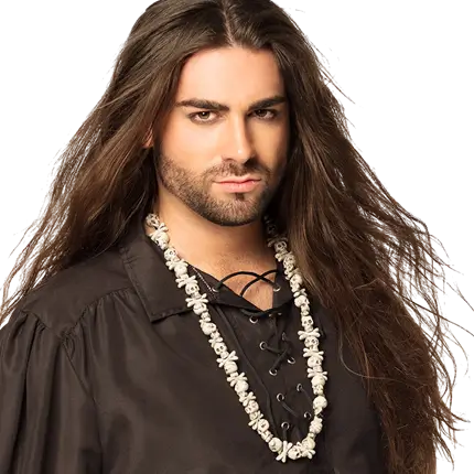 Skull bones necklace