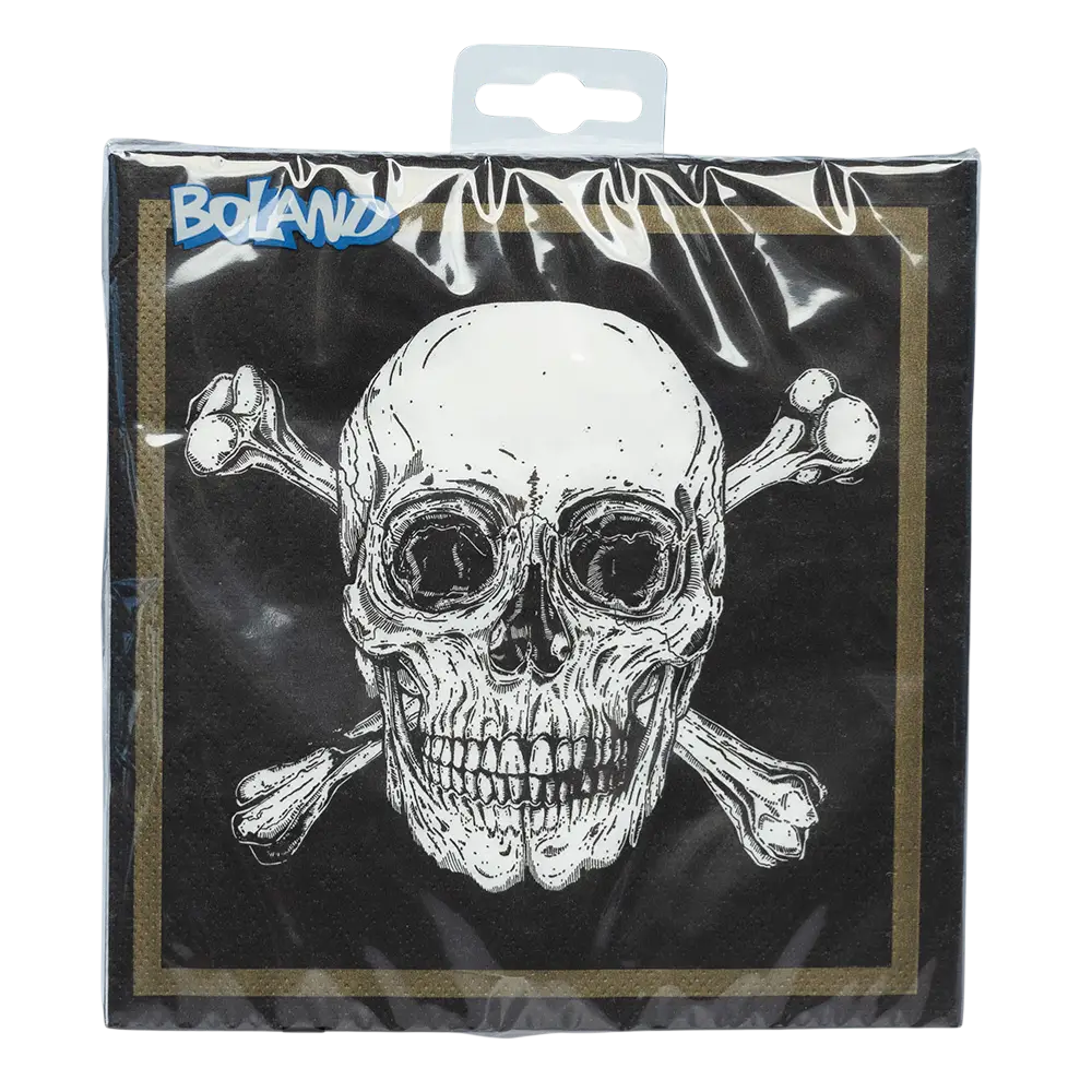 Set of 20 Pirates paper napkins