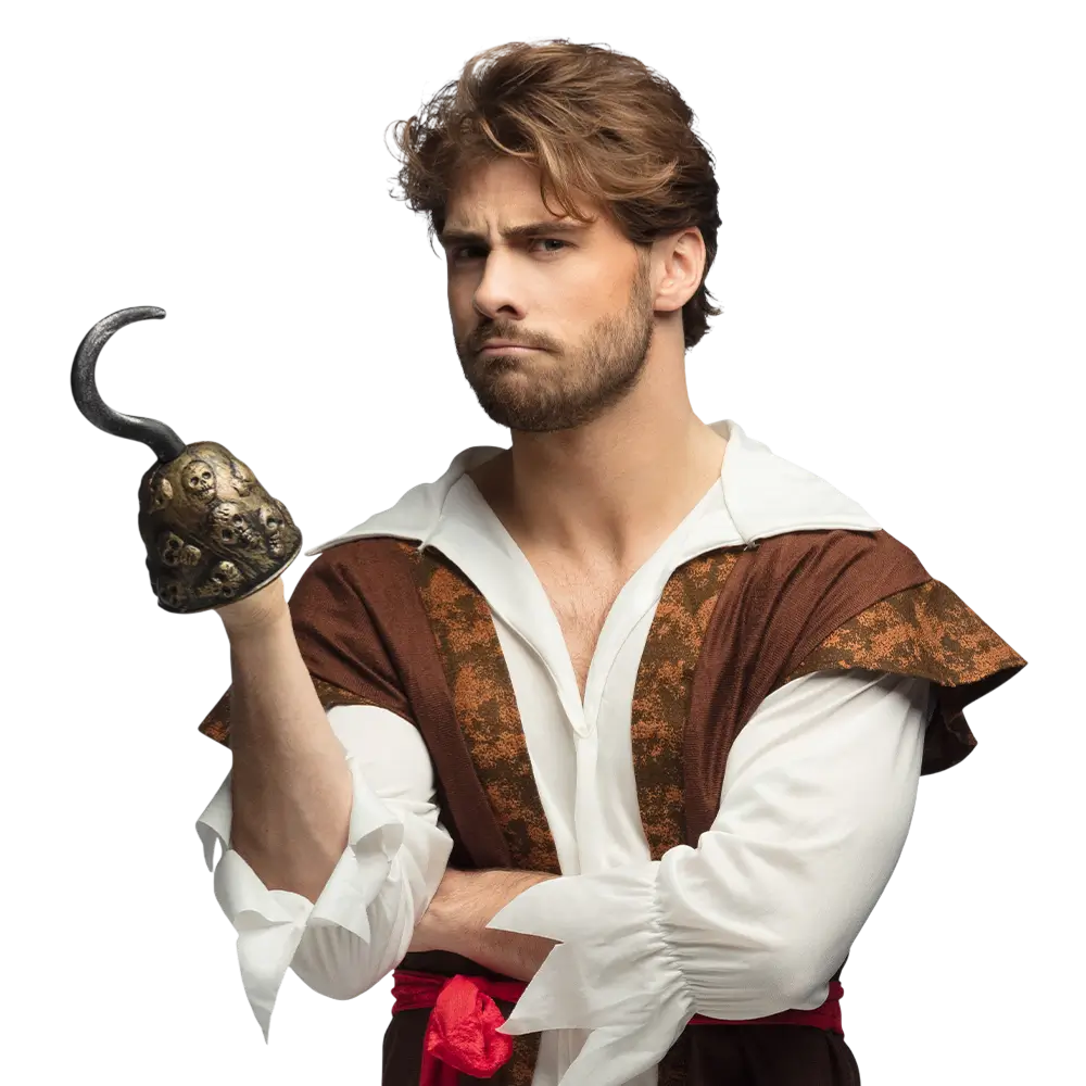 Pirate crochet skulls